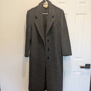 Cassidy Vintage Hand-Tailored 100% Wool Overcoat | Size 6 | Made in the US